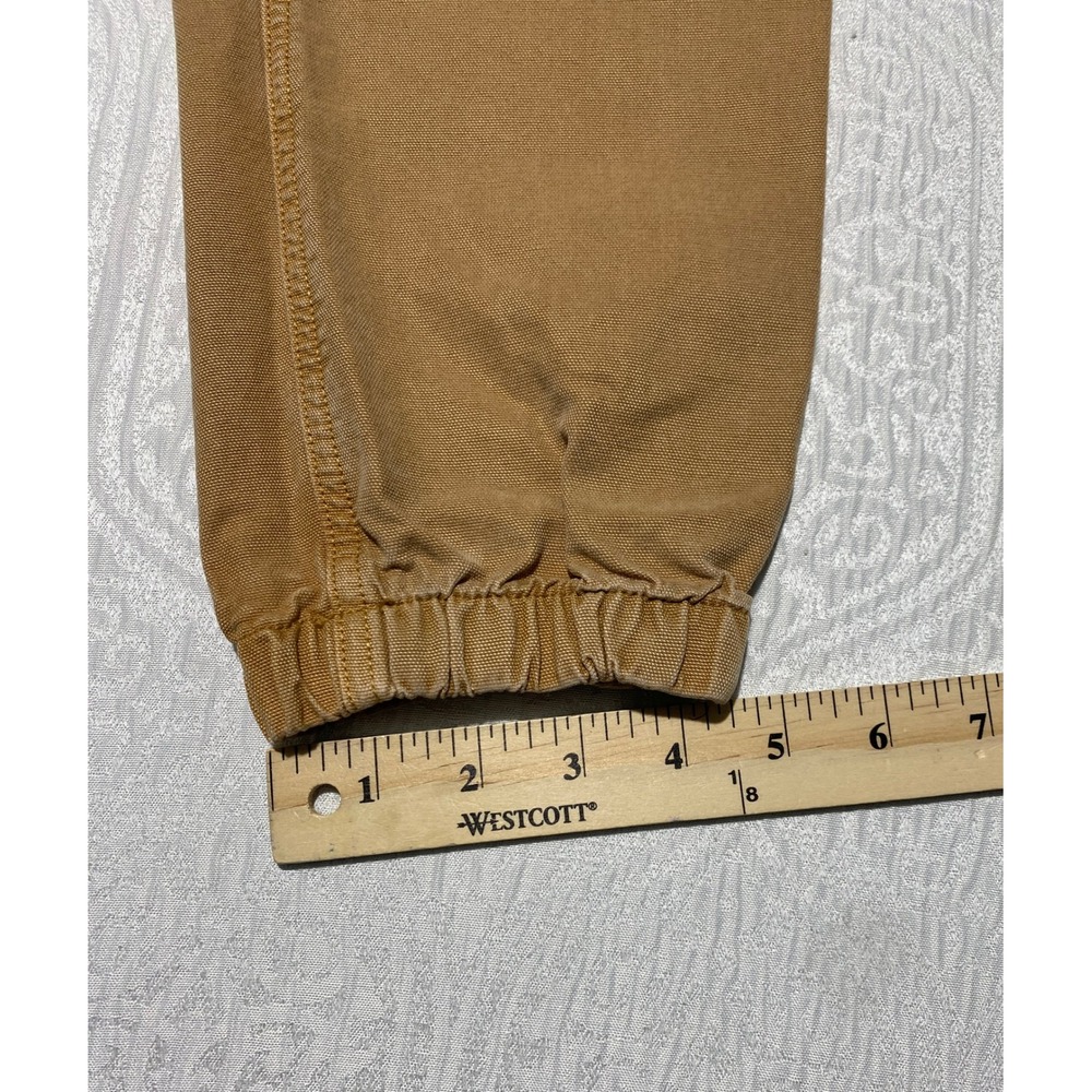 Aerie Cargo Jogger Pants Tan Women's‎ XS TP Cotton Lyocell Drawstring Elastic - Picture 11 of 11